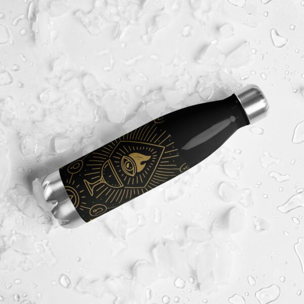 Botella de agua de acero inoxidable “Mapa Esotérico” – termo espiritual 500 ml, doble pared y tapa antifuga - Imagen 2