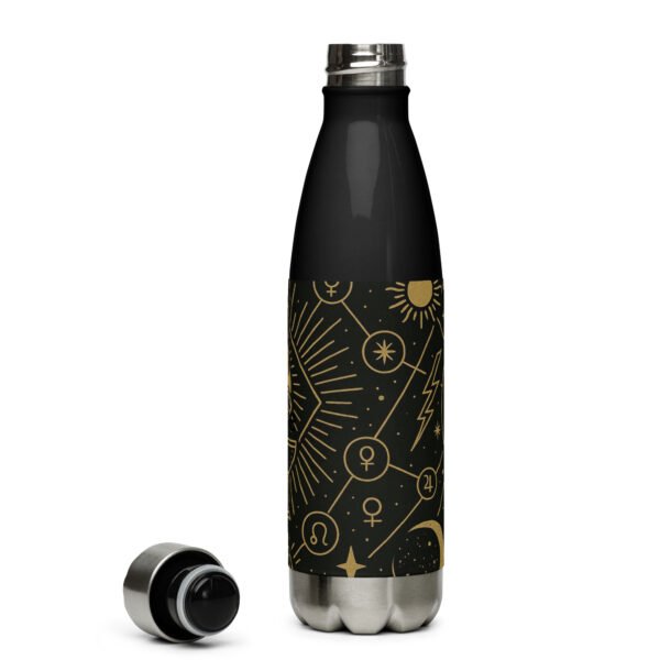 Botella de agua de acero inoxidable “Mapa Esotérico” – termo espiritual 500 ml, doble pared y tapa antifuga - Imagen 8